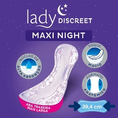 Tena Lady Discreet Maxi Night - Absorvente p/ Incontinência Urinária - Pacote com 14 unds - comprar online