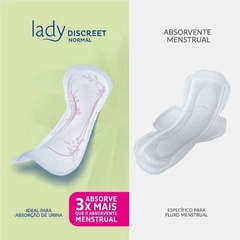 Tena Lady Discreet Normal - Absorvente p/ Incontinência Urinária - Pacote com 16 unds - comprar online