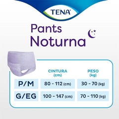Tena Pants Noturna Unissex com 07 unidades - Fralda Geriátrica de Vestir - Bela Idade - Fraldas Geriátricas e Artigos para Idosos