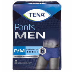 Tena Pants Men com 8 unidades - Fralda Geriátrica de Vestir