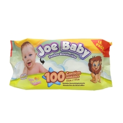 Toalhas Umedecidas Joe Baby com 100 unidades - 19cm x 14cm