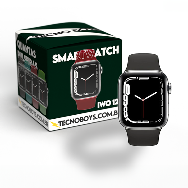 Smartwatch iWO 12 Brinde Pulseira Protetor Pelicula