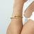 Bracelete Dourado Prego Catier em Aço Inoxidável - comprar online