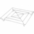 Kit 4un Descanso de panela Metal Inox Quadrado protetor mesa na internet