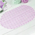 Tapete box banheiro antiderrapante c/ ventosas - rosa - comprar online