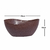 Tigela saladeira bowl oval 1,9lt marrom escuro na internet