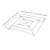 Kit 4un Descanso de panela Metal Inox Quadrado protetor mesa - comprar online