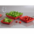 Kit 3 Saladeiras c/ 2 tamanhos Petisqueira Vermelho - GR GASTRONOMIA E DECORAÇÃO