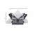 10un Porta guardanapo metal borboleta mesa posta - preto - loja online