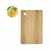 Tabua bambu madeira corte churrasco cozinha carne 30x20cm - loja online