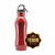garrafa água inox vermelha 600ml academia trilha easy open - loja online
