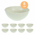 8un TIGELA 500ml BOWL CUMBUCA SOPA CALDO BEGE