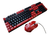Kit Teclado E Mouse Profissional Gamer Led Rgb Dw-450 Verm na internet