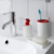 Kit Banheiro Lavabo 3 peças Dispenser Porta Escova Sabonete na internet
