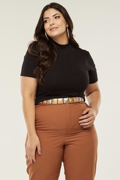 Tshirt Gola Alta "Plus Size" (Preta)