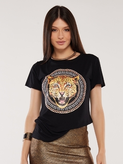 Camiseta Feminina no Atacado: Onça Gucci | G&B Bros