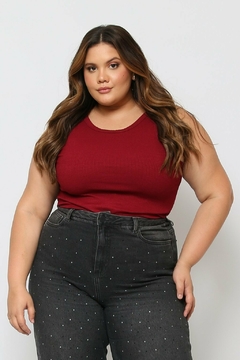 Regata "Plus Size" Ribana (Marsala) na internet