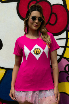 Tshirt - Power Rangers (pink) - loja online