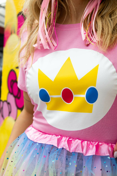 Tshirt - Princesa Peach (Rosa) na internet