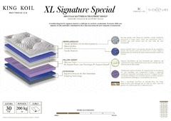 Colchão King Koil XL Signature Special - Tamanho Solteiro Americano - comprar online