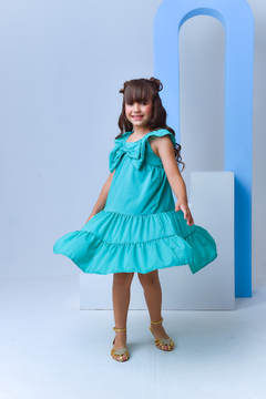 VESTIDO BABI AZUL - loja online