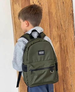 Mochila Silvestre infantil verde militar