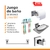 KIT COMBO BAÑO 5 PIEZAS BRONCE CROMADO TERRA RAY - comprar online