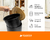 Kit Baño Bambu Negro Cesto 3 Litros + Escobilla en internet