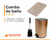 Combo Cesto De Residuos Champagne 5 Litros + Escobilla + Alfombra - comprar online