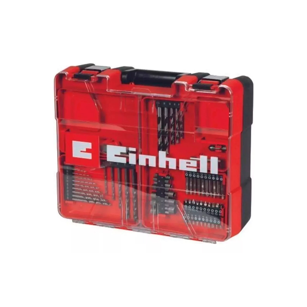 Taladro Percutor atornillador a batería con maletín KIT 64 piezas 18/40  EINHELL