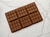 Molde Silicona Tabletas Chocolate Cuadrada X 6
