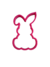 Cortante Conejo Pascuas en internet