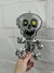 Globo Metalizado Halloween Esqueleto 36 cm x unidad