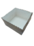 Caja Blanca con tapa acetato para desayuno o Tortas de 1 piso o Multiuso con Visor 20x20x11 cm X UNIDAD