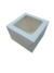 Caja Blanca con Visor Multiuso Mini Torta o Mini Desayuno 14x14x10 X UNIDAD - comprar online