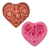 Molde de Silicona de Corazón Texturizado con Rosas Modelo 2