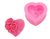 Molde de Silicona de Corazón Floreado con Rosas Modelo 2 - comprar online
