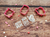 Stamp Texturizador Acrílico de Mini San Valentín Amor con Cortante