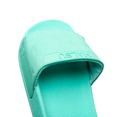 Sandalia CONFORT - TRAMA - VERDE AQUA - tienda online