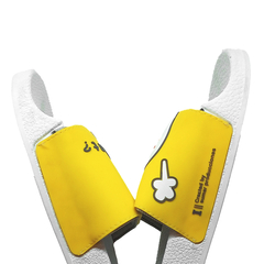 Chinelas PATO - AMARILLO/BLANCO - CONFORT - MALSU TENDENCIA