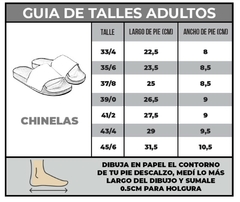 Chinela TACHAS - NEGRO - C214 - MALSU TENDENCIA