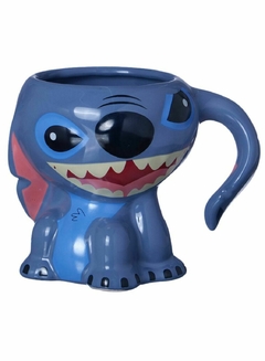 Caneca Stitch Formato 3D 250ml Alça Na Orelha Oficial Disney - ZONA CRIATIVA - comprar online