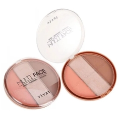 Paleta Multi Face Blush, Iluminador E Contorno - Vivai - comprar online