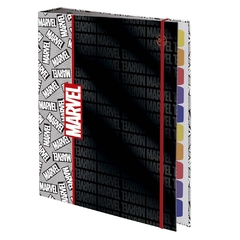 Fichário Universitário com elástico Marvel com 48 Folhas - 3914