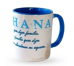 Caneca Personalizada Presente Criativo Stitch Ohana 350ml - Zona Criativa na internet