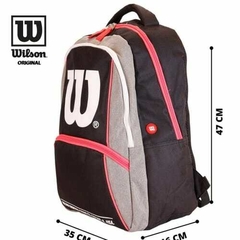 Mochila esportiva Impermeável Escolar Viagem Wilson Original - Bazar Melo's