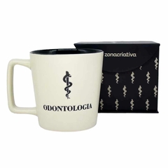 Caneca Profissão Odontologia 400ml Em Cerâmica Zona-Criativa