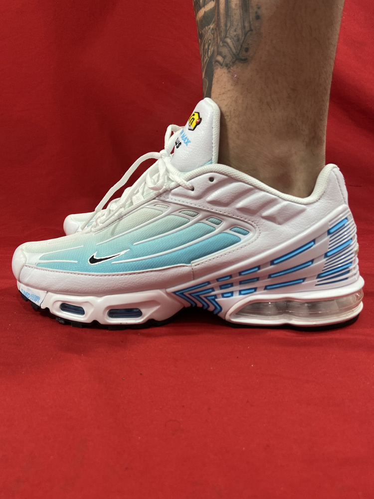 Nike Air Max Tn 3 - Branco e Azul Bebê