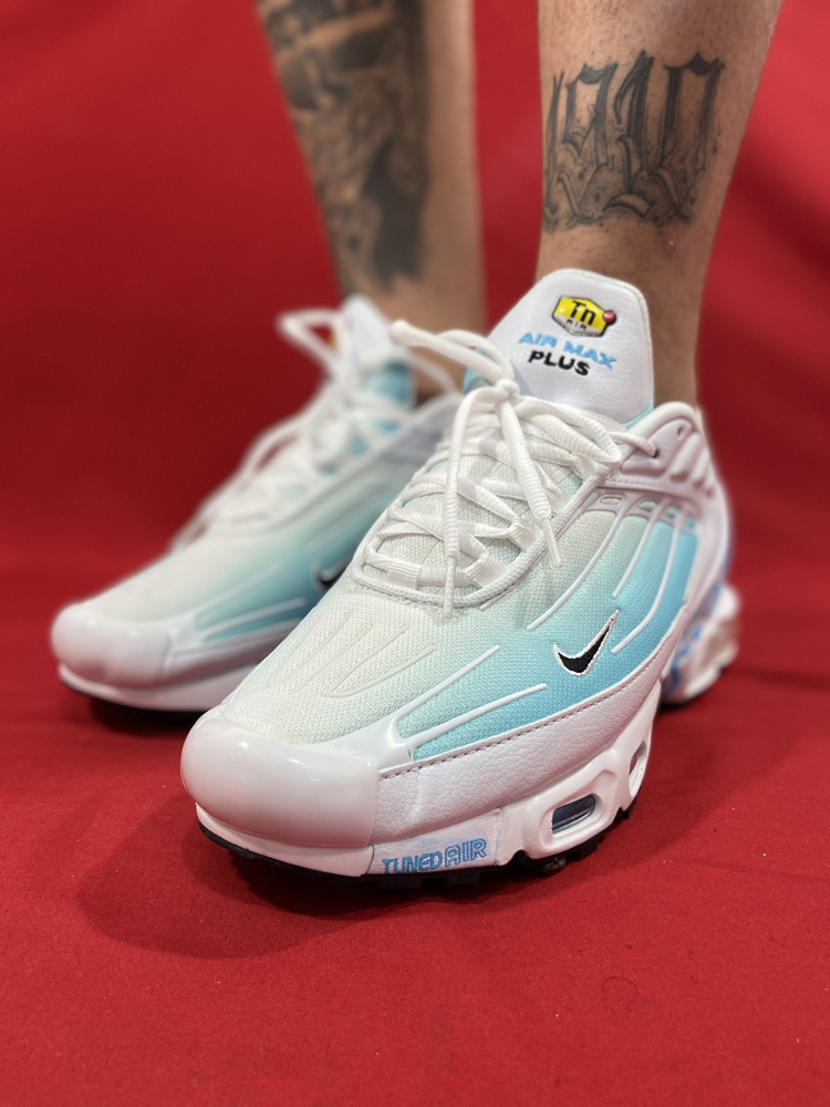 Nike Air Max Tn 3 - Branco e Azul Bebê