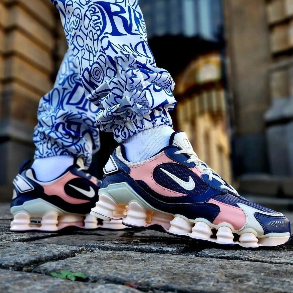 Nike Shox 12 Molas Nova - Azul e Rosa